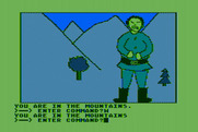 Hi-Res Adventure #2: The Wizard and the Princess for Atari 8-bit - Now a giant blocks the path!