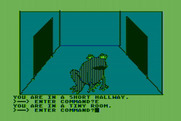 Hi-Res Adventure #2: The Wizard and the Princess for Atari 8-bit - A giant frog is here...