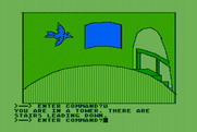 Hi-Res Adventure #2: The Wizard and the Princess for Atari 8-bit - A bird flies by!