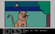 Hi-Res Adventure #2: The Wizard and the Princess for IBM PC/Compatibles - A lion blocks the path...how do I get past it?