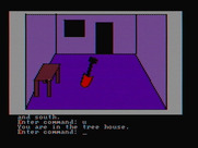 Hi-Res Adventure #2: The Wizard and the Princess for IBM PC/Compatibles - Finding items in the tree house.