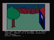 Hi-Res Adventure #2: The Wizard and the Princess for IBM PC/Compatibles - On the north end of a chasm...