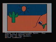 Hi-Res Adventure #2: The Wizard and the Princess for IBM PC/Compatibles - Watch out for snakes!