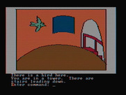 Hi-Res Adventure #2: The Wizard and the Princess for IBM PC/Compatibles - A bird flies by...