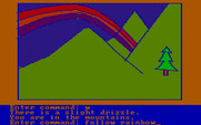 Hi-Res Adventure #2: The Wizard and the Princess for IBM PC/Compatibles - Follow the rainbow?