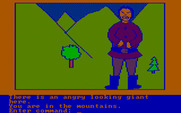 Hi-Res Adventure #2: The Wizard and the Princess for IBM PC/Compatibles - An angry looking giant...