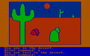 Hi-Res Adventure #2: The Wizard and the Princess for IBM PC/Compatibles - Lost in the desert.