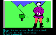 Hi-Res Adventure #2: The Wizard and the Princess for IBM PC/Compatibles - How would you get past this angry looking giant?