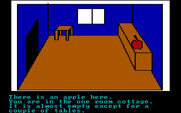 Hi-Res Adventure #2: The Wizard and the Princess for IBM PC/Compatibles - There is an apple inside the house; better take it, could be usefull...