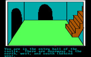 Hi-Res Adventure #2: The Wizard and the Princess for IBM PC/Compatibles - Castle entrance.