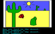 Hi-Res Adventure #2: The Wizard and the Princess for IBM PC/Compatibles - There is a lot of desert to get lost in.