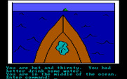 Hi-Res Adventure #2: The Wizard and the Princess for IBM PC/Compatibles - Being out at sea can make you thirsty.