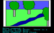 Hi-Res Adventure #2: The Wizard and the Princess for IBM PC/Compatibles - Better fill my flask with some water while I can...