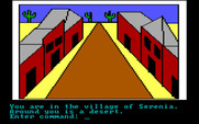 Hi-Res Adventure #2: The Wizard and the Princess for IBM PC/Compatibles - The game begins in the land of Serenia.