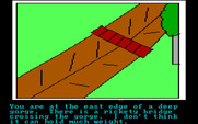 Hi-Res Adventure #2: The Wizard and the Princess for IBM PC/Compatibles - This bridge doesn't look safe...