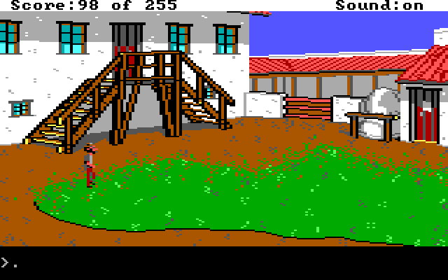 Gold Rush! IBM PC/Compatibles Screenshot: Lots of places to explore...