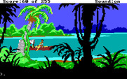 Gold Rush! for IBM PC/Compatibles - Rowing down the river...
