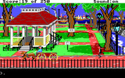 Gold Rush! for IBM PC/Compatibles - Don't walk on the grass here!