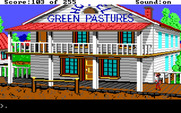 Gold Rush! for IBM PC/Compatibles - At the Green Pastures hotel.