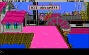 Gold Rush! for IBM PC/Compatibles - Leaving on the Panama route.