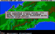 Gold Rush! for IBM PC/Compatibles - Overhead view shows where you are...