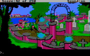 Gold Rush! for IBM PC/Compatibles - A cemetary up ahead...