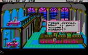 Gold Rush! for IBM PC/Compatibles - Let's see if there's any money in my bank account...