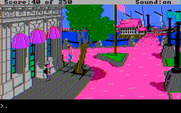 Gold Rush! for IBM PC/Compatibles - Outside the bank.