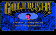 Gold Rush! for IBM PC/Compatibles - Title screen.