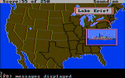 Gold Rush! for IBM PC/Compatibles - One of my first stops is Lake Erie!