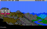 Gold Rush! for IBM PC/Compatibles - View from the hill...
