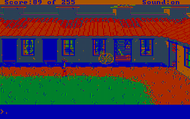 Gold Rush! IBM PC/Compatibles Screenshot: Anything useful here?