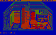 Gold Rush! for IBM PC/Compatibles - Inside the house.