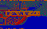Gold Rush! for IBM PC/Compatibles - This storm doesn't help things!