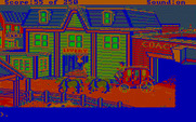 Gold Rush! for IBM PC/Compatibles - Leaving by stagecoach...