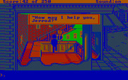 Gold Rush! for IBM PC/Compatibles - Buying a stagecoach ticket.
