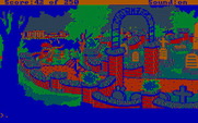 Gold Rush! for IBM PC/Compatibles - Entering a cemetary...