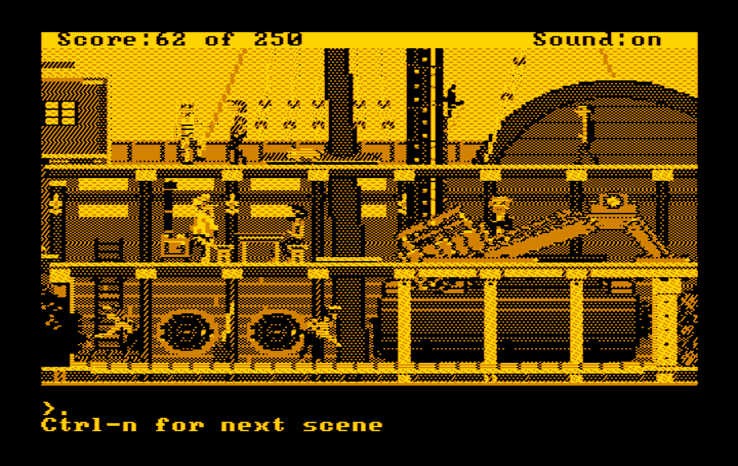 Gold Rush! IBM PC/Compatibles Screenshot: You can also travel around Cape Horn.