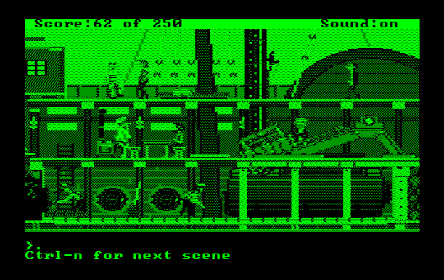 Gold Rush! IBM PC/Compatibles Screenshot: You can also travel around Cape Horn.