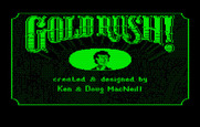 Gold Rush! for IBM PC/Compatibles - Title screen.