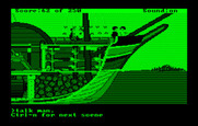 Gold Rush! for IBM PC/Compatibles - The front of the ship.