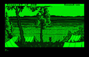 Gold Rush! for IBM PC/Compatibles - Watch the grass so you know when the weather is ok to begin travelling again.
