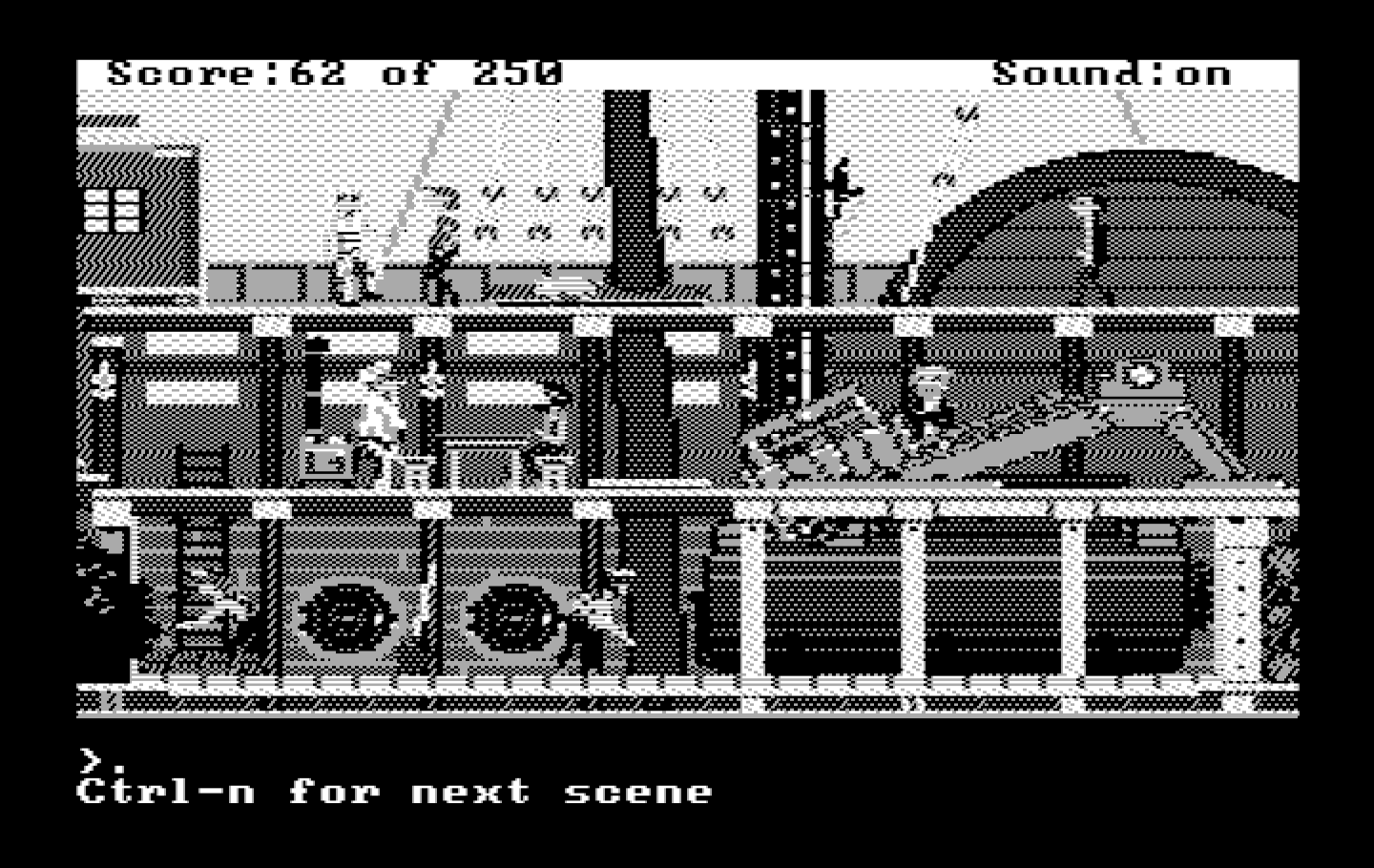 Gold Rush! IBM PC/Compatibles Screenshot: You can also travel around Cape Horn.