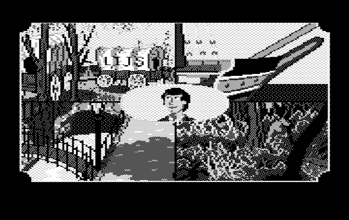 Gold Rush! IBM PC/Compatibles Screenshot: Daydreaming...