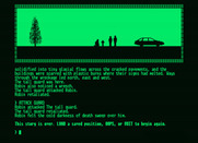 Mindfighter for Amstrad PCW - That wasn't smart...now it's game over. Start again?