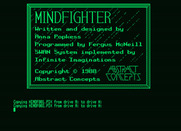 Mindfighter for Amstrad PCW - Loading screen.