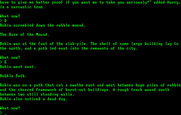 Mindfighter for IBM PC/Compatibles - Wandering a wasteland.