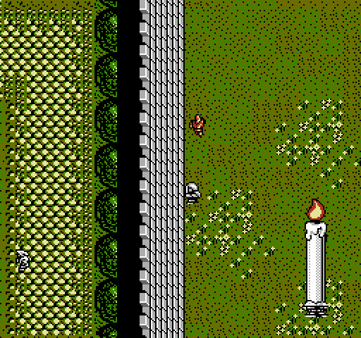 Times of Lore NES / Famicom Screenshot: Can't go this way, a wall is in the way...