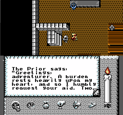 Times of Lore NES / Famicom Screenshot: Talking with a character.
