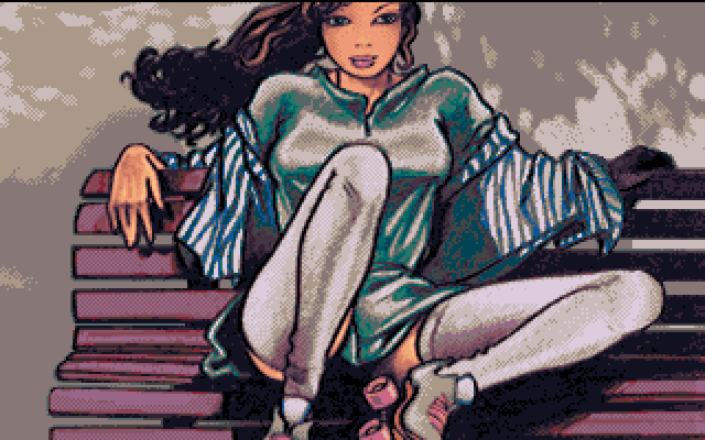 Teenage Queen Amiga Screenshot: I'm winning so far.